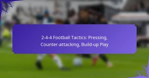 2-4-4 Football Tactics: Pressing, Counter-attacking, Build-up Play