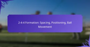 2-4-4 Formation: Spacing, Positioning, Ball Movement