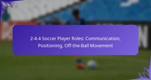 2-4-4 Soccer Player Roles: Communication, Positioning, Off-the-Ball Movement